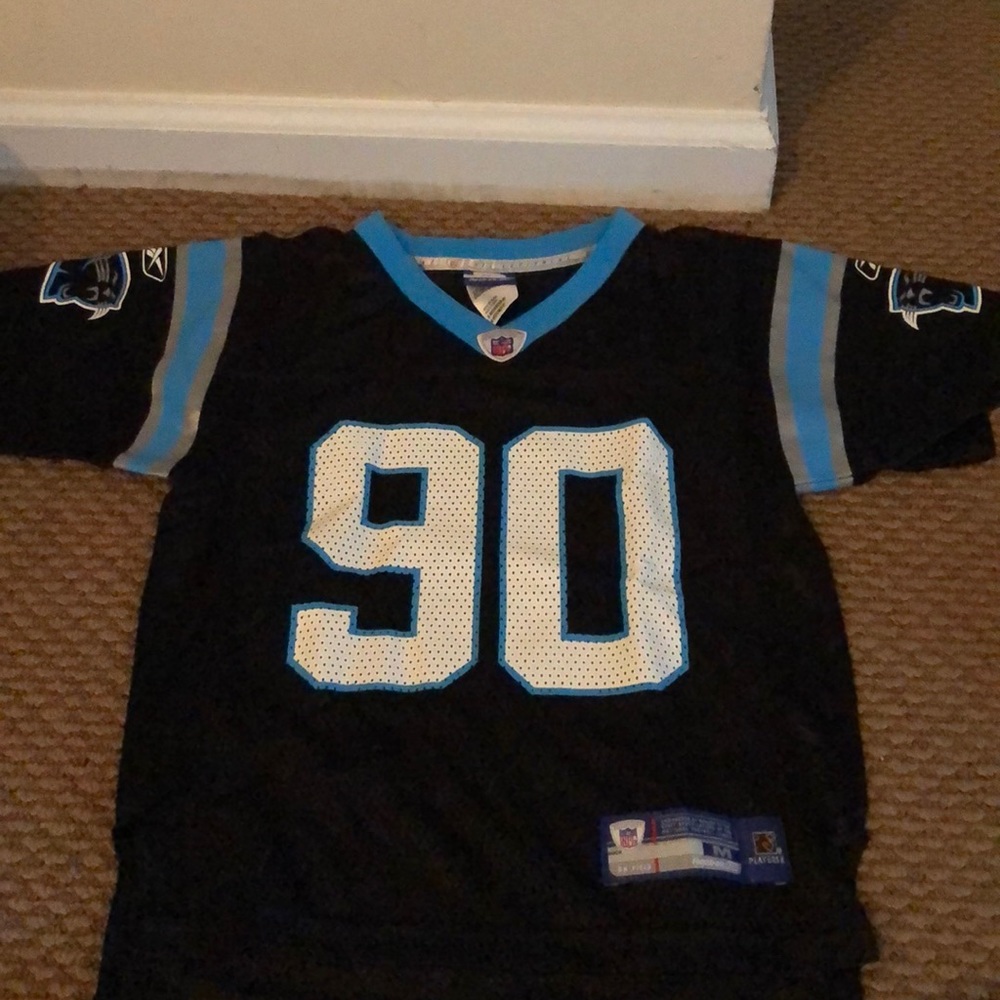 Kids M peppers Carolina panthers jersey
